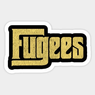 Fugees Old Retro Distressed Vintage 80's/90s Rap HipHop Logo Sticker